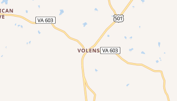 Volens, Virginia map