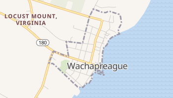 Wachapreague, Virginia map
