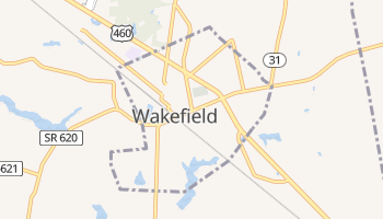 Wakefield, Virginia map