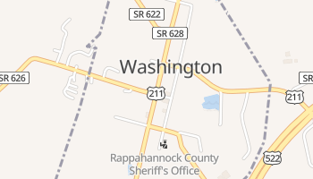 Washington, Virginia map