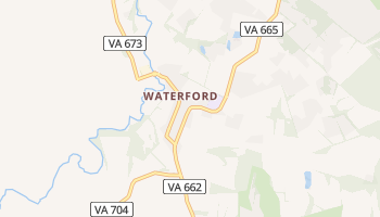 Waterford, Virginia map