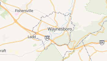 Waynesboro, Virginia map