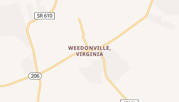 Weedonville, Virginia map