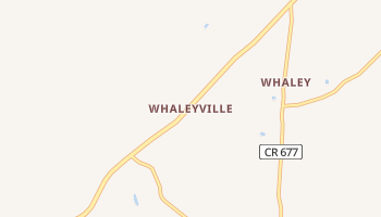 Whaleyville, Virginia map
