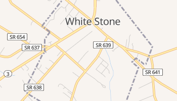 White Stone, Virginia map