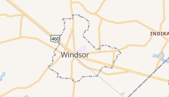 Windsor, Virginia map