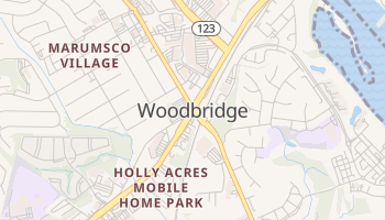 Woodbridge, Virginia map