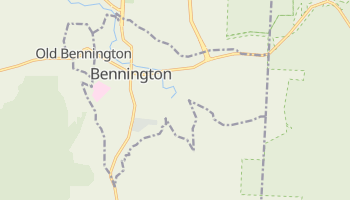 Bennington, Vermont map