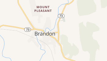 Brandon, Vermont map