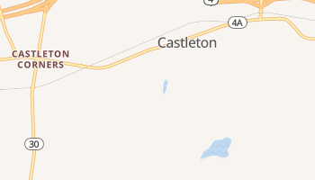 Castleton, Vermont map