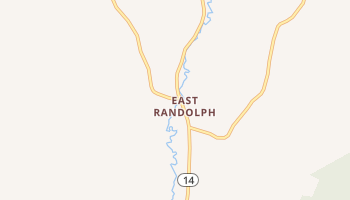 East Randolph, Vermont map