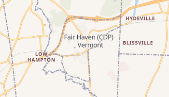 Fair Haven, Vermont map