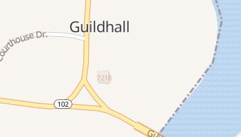 Guildhall, Vermont map