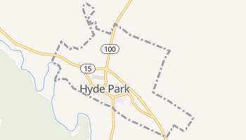 Hyde Park, Vermont map