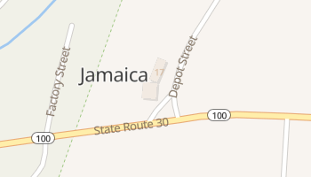 Jamaica, Vermont map