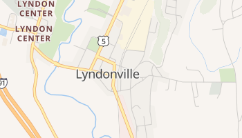 Lyndonville, Vermont map