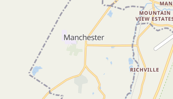 Manchester, Vermont map