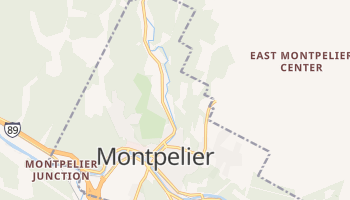 Montpelier, Vermont map