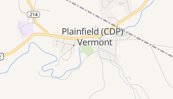 Plainfield, Vermont map