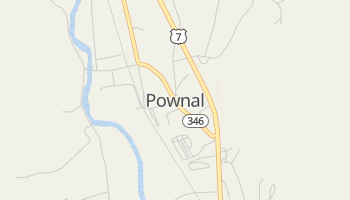 Pownal, Vermont map