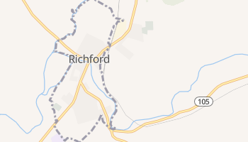 Richford, Vermont map