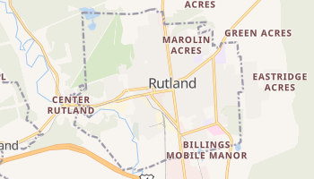 Rutland, Vermont map