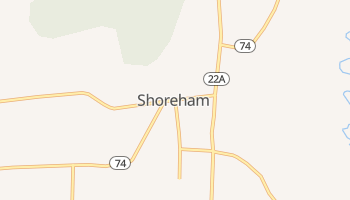 Shoreham, Vermont map