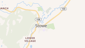 Stowe, Vermont map