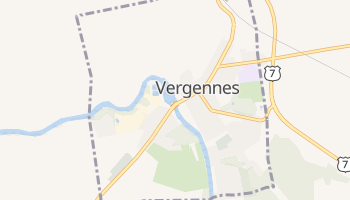 Vergennes, Vermont map