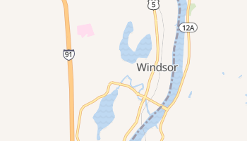 Windsor, Vermont map