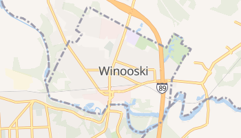 Winooski, Vermont map