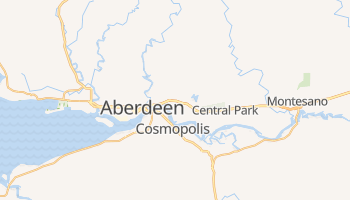 Aberdeen, Washington map