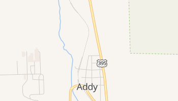 Addy, Washington map