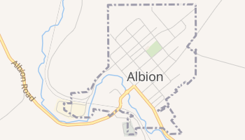 Albion, Washington map