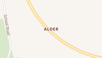 Alder, Washington map