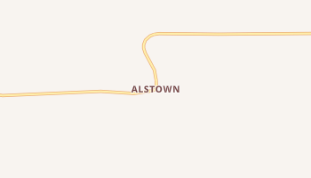 Alstown, Washington map