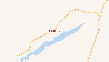 Amber, Washington map