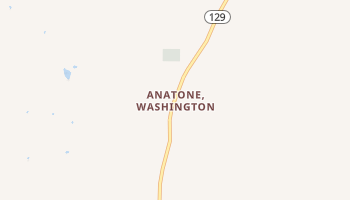 Anatone, Washington map