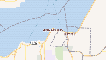 Annapolis, Washington map