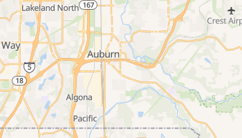 Auburn, Washington map
