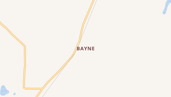 Bayne, Washington map