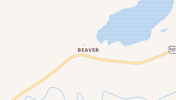 Beaver, Washington map