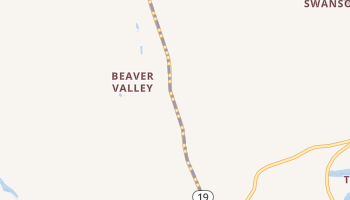 Beaver Valley, Washington map