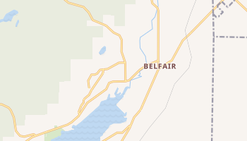 Belfair, Washington map