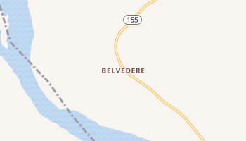Belvedere, Washington map
