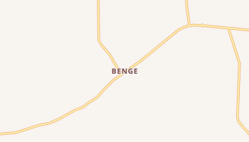 Benge, Washington map
