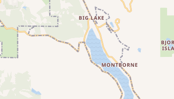 Big Lake, Washington map