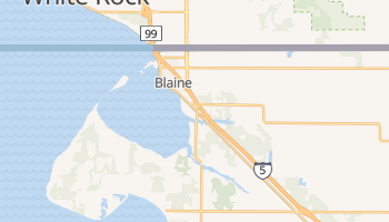 Blaine, Washington map