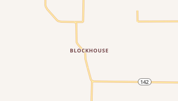 Blockhouse, Washington map