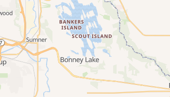 Bonney Lake, Washington map